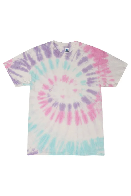 best-selling short sleeve shirts for men -Tie-Dye Mens Short Sleeve Crewneck T-Shirt - Acadia