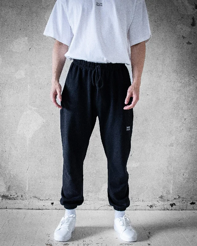 Men's pants for fancy events-Bregos Pants | Black Men's Sweatpants