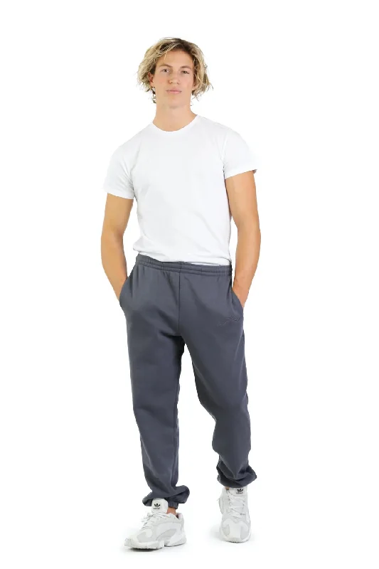 Men's pants for regular use-Men's jogger in Navy wash