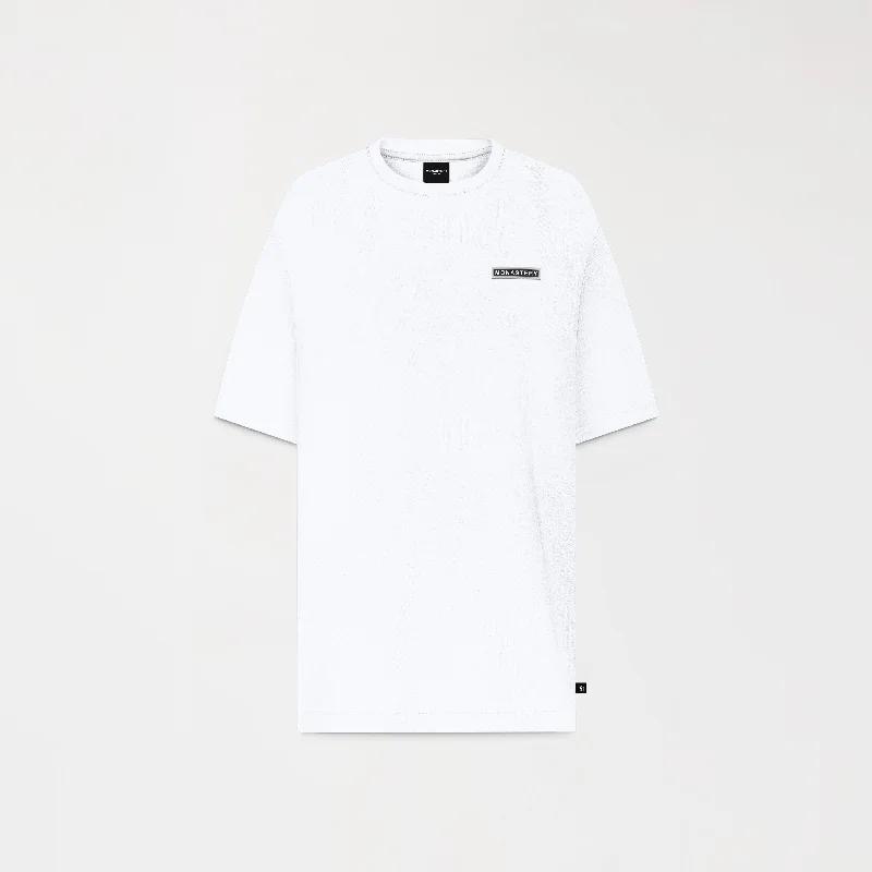 men’s soft short sleeve shirts for warm weather -FOWLFIELD T-SHIRT OVERSIZED MEN WHITE