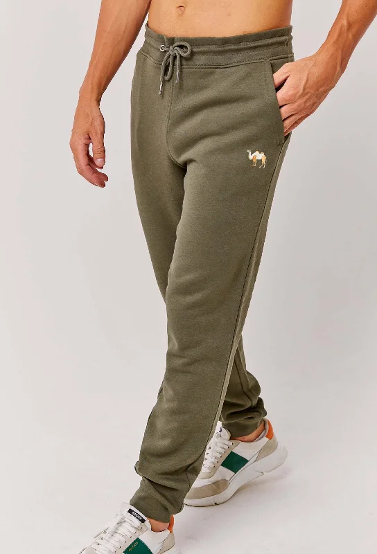 Men's pants with flexible fit-camel mens sweatpants