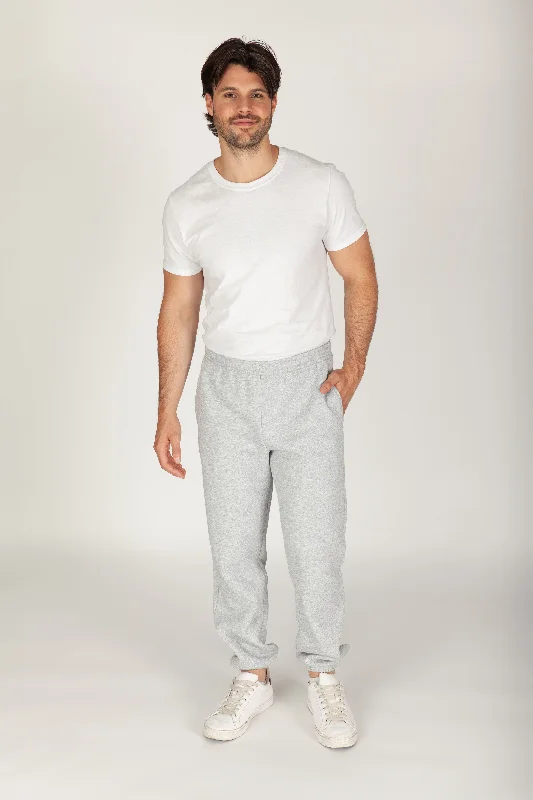 Men's pants for tropical climates-Men's jogger in Classic grey