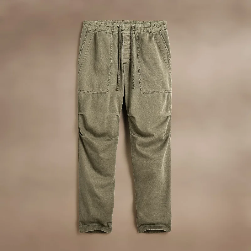 Men's pants for trail wear-Army Cotton Slub Utility Pant - Trooper Pigment