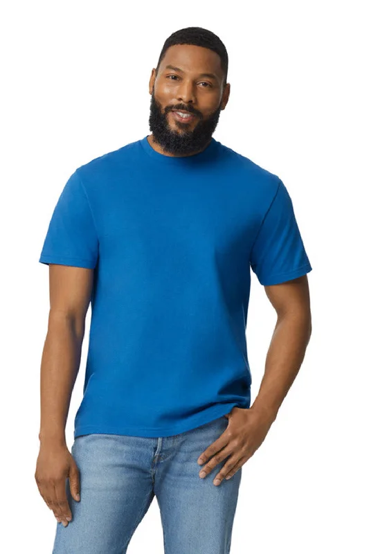 breathable and lightweight short sleeve shirts -Gildan Mens Softstyle Short Sleeve Crewneck T-Shirt - Royal Blue