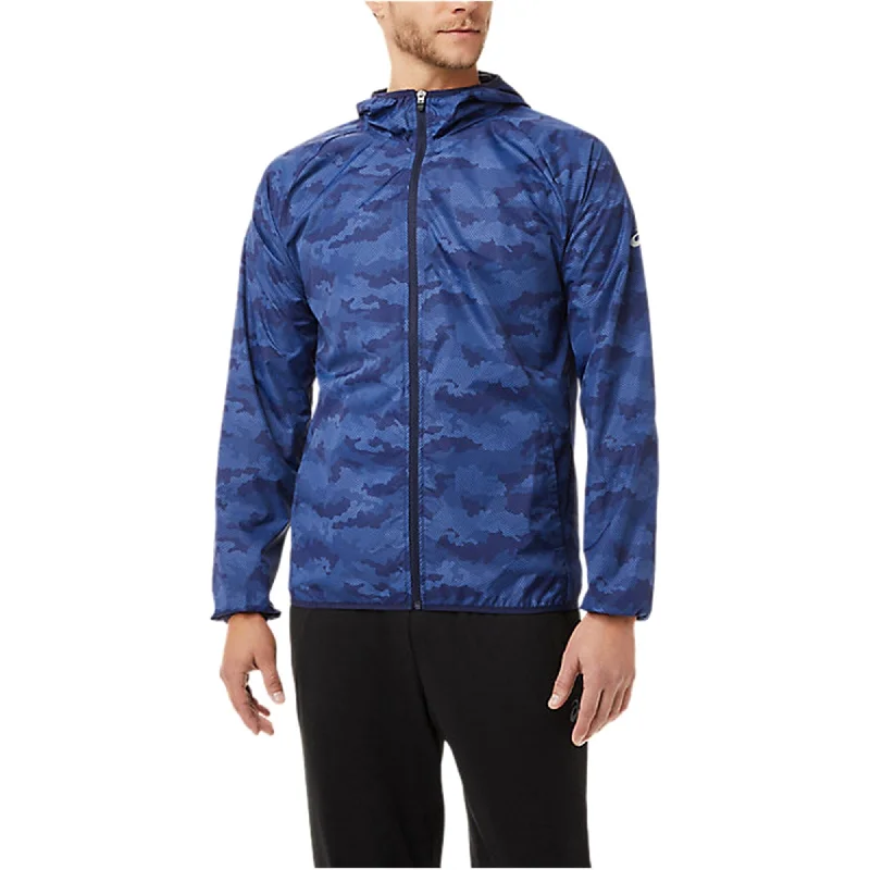 Men's party jackets-Asics Mens Packable Jacket