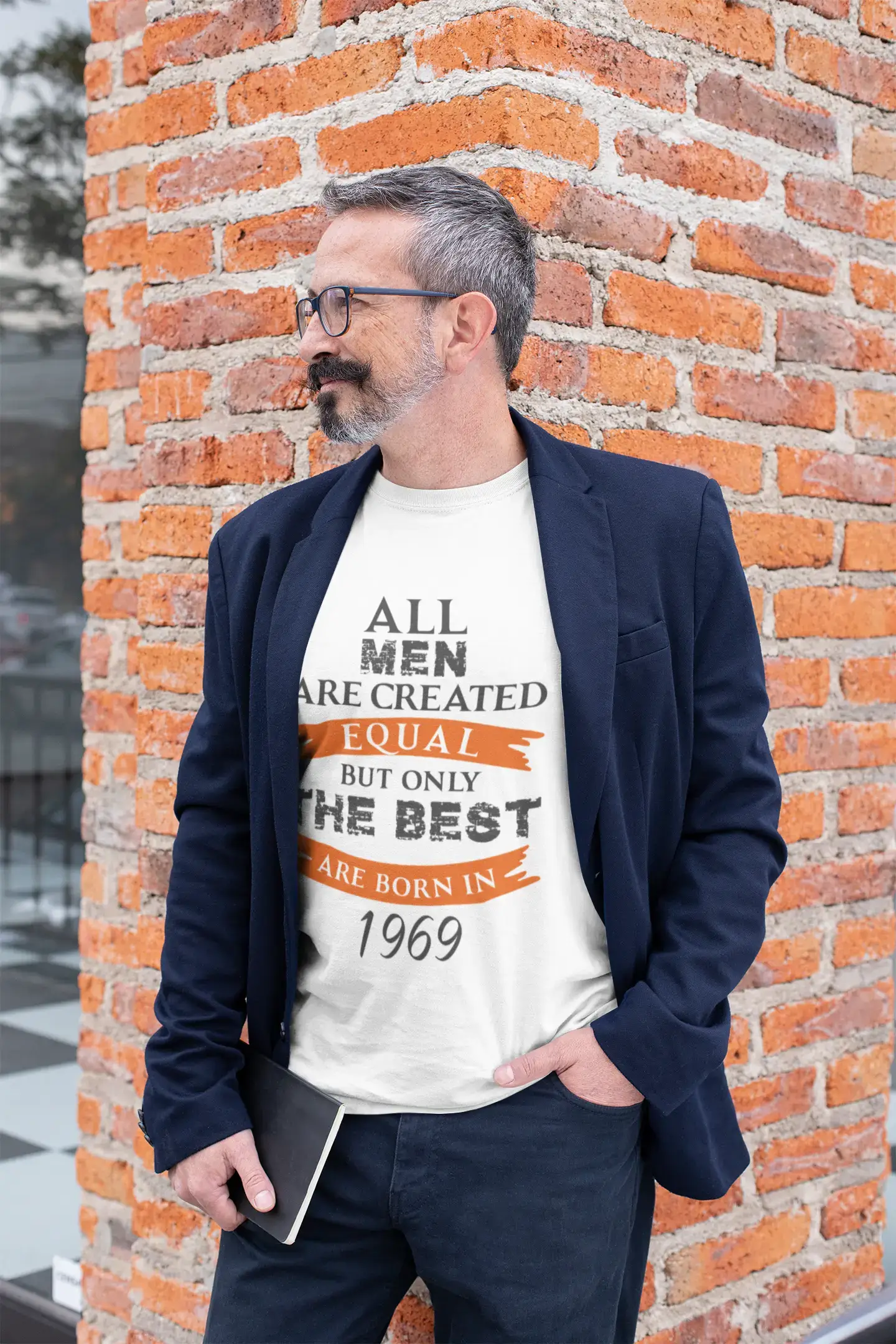 men’s breathable short sleeve shirts -1969, Only the Best are Born in 1969 Men's T-shirt White Birthday Gift 00510