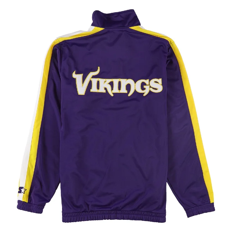 Men's cooling jackets-Starter Mens Minnesota Vikings Jacket