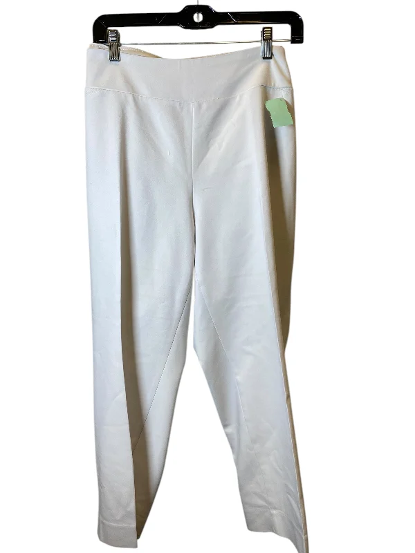 Men's pants for snowy days-Pants Cropped By Investments In White, Size: 2x