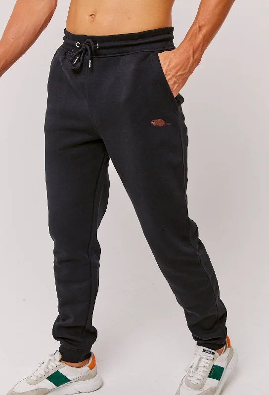 Men's pants for college guys-beaver mens sweatpants