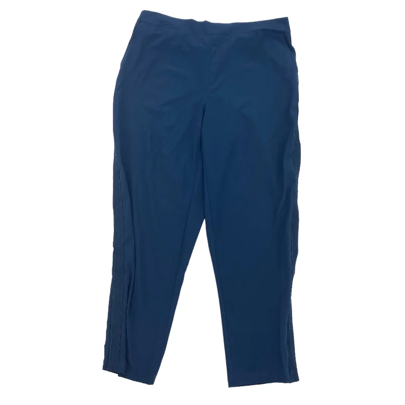 Men's pants with quiet style-BLUE ATHLETIC PANTS by CLOTHES MENTOR Size:1X