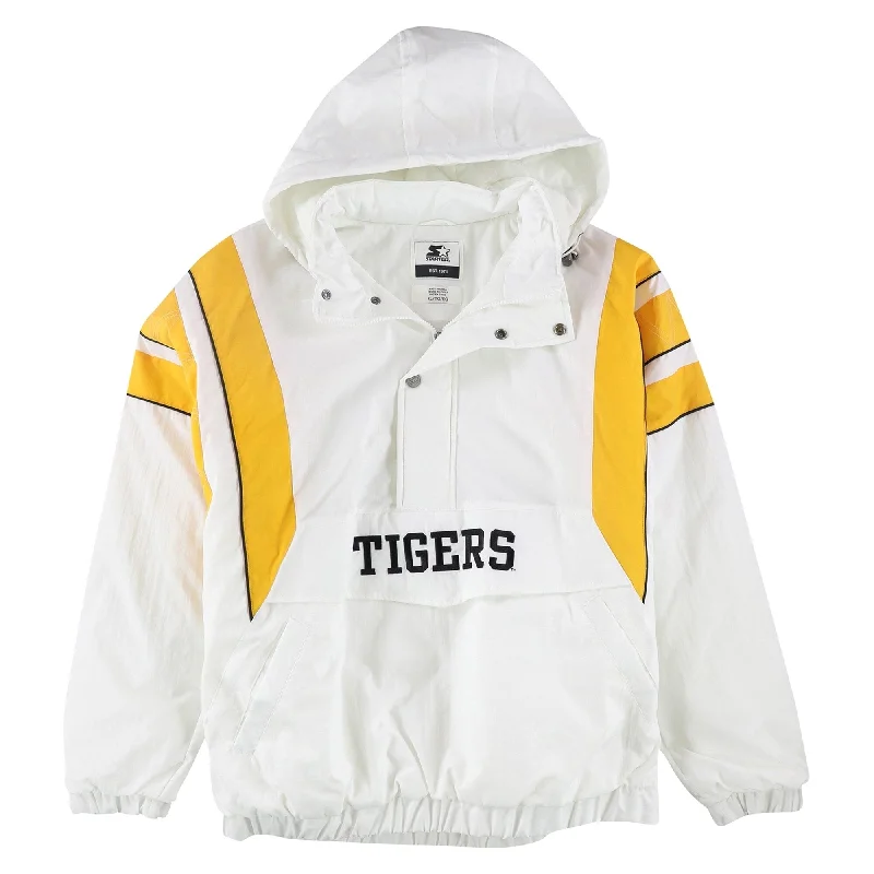 Men's designer jackets-Starter Mens Missouri Tigers Anorak Jacket