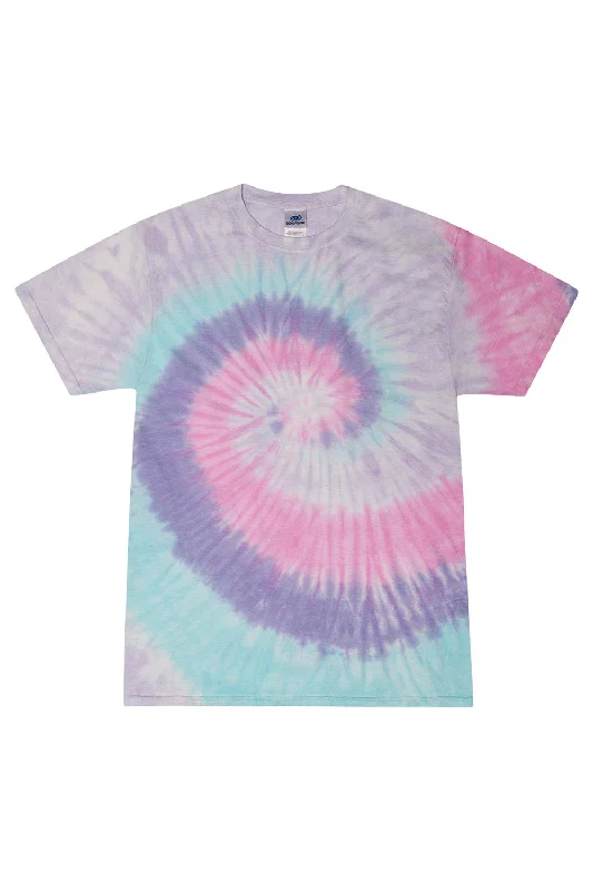 short sleeve t-shirts for active men -Tie-Dye Mens Short Sleeve Crewneck T-Shirt - Unicorn