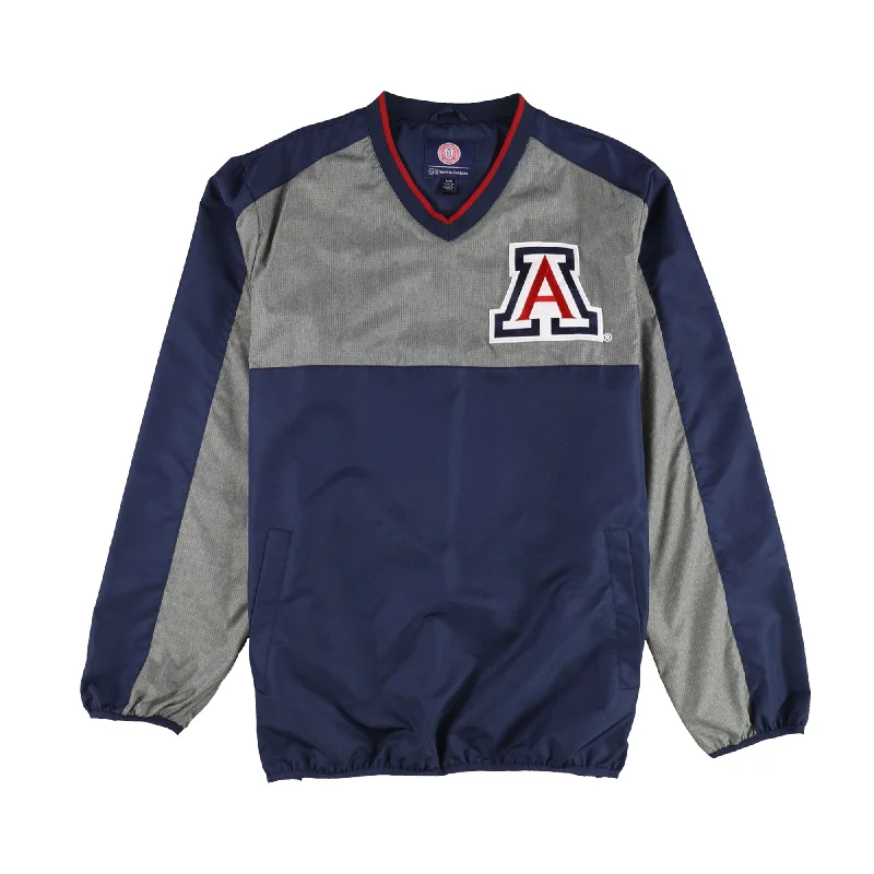 Men's alpine jackets-G-III Sports Mens Arizona Wildcats Windbreaker Jacket, Blue, Large