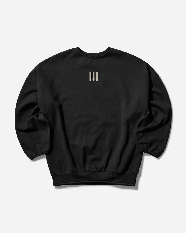 Men’s rugged hoodie-Men's Fear of God Athletics Crewneck Sweatshirt Black