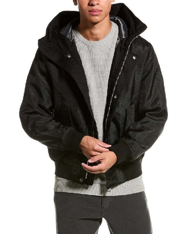 Men's zip-up jackets-Armani Exchange Bomber Jacket