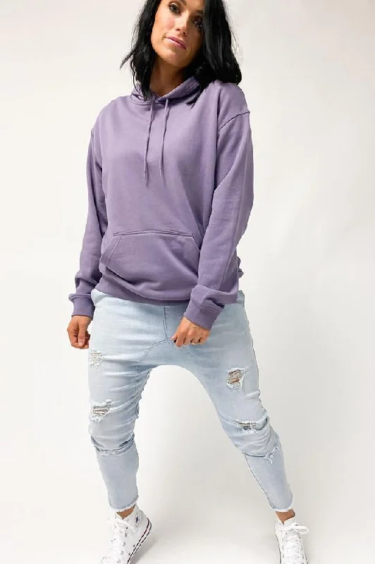 Men’s thick hoodie-As Colour Premium Hood Mauve