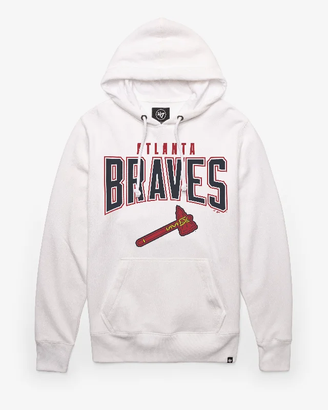 Men’s designer hoodie-ATLANTA BRAVES TEAM ELEMENTS ARCH '47 HEADLINE HOOD