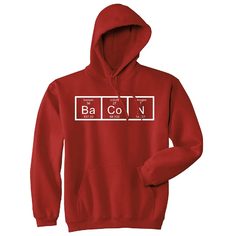 Hoodie for outdoor nights men-Bacon Chemistry Hoodie