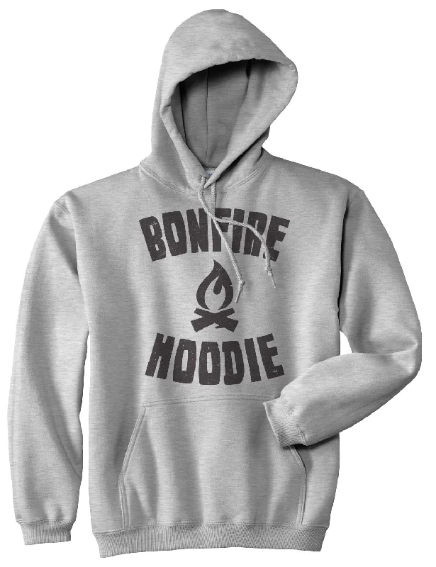 Hoodie with subtle design men-Bonfire Hoodie Funny Camping Outdoor Summer Vacation Unisex Sweater Hoodie