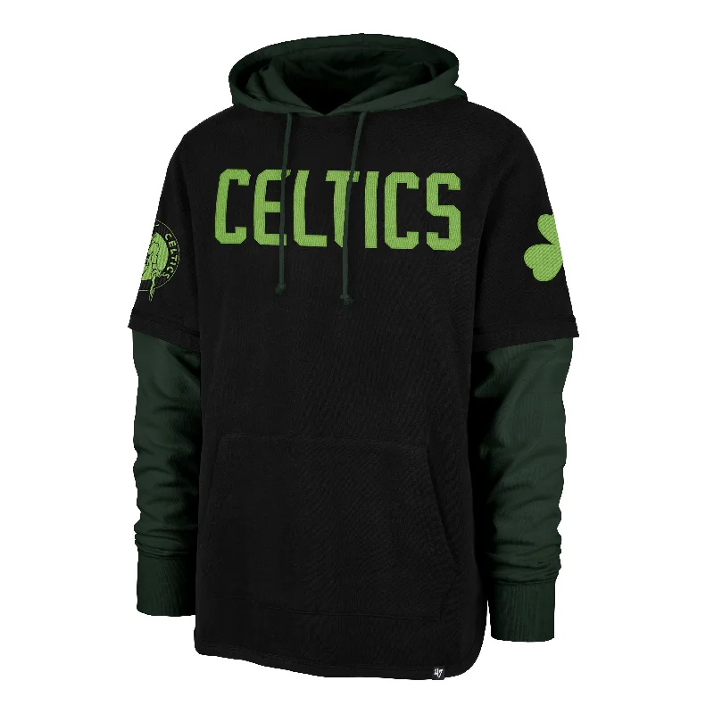 Men’s trendy gym hoodie-BOSTON CELTICS CITY EDITION TRIFECTA '47 SHORTSTOP HOOD