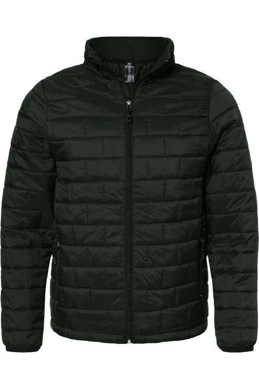 Men's polka dot jackets-Burnside Elemental Puffer Jacket