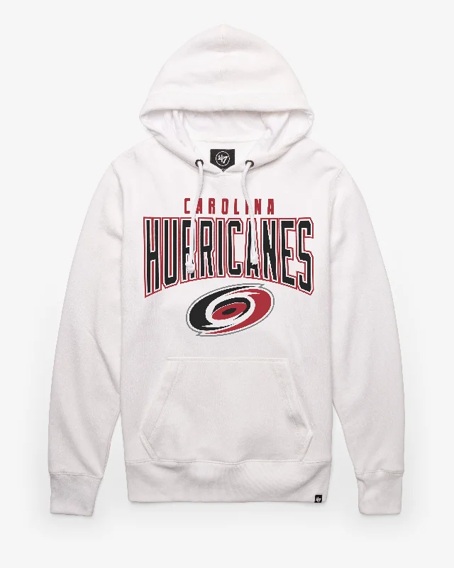 Men’s bold pullover hoodie-CAROLINA HURRICANES TEAM ELEMENTS ARCH '47 HEADLINE HOOD