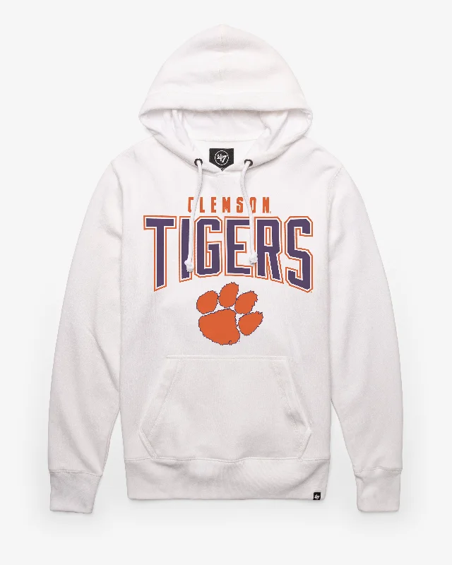 Hoodie with printed sleeves men-CLEMSON TIGERS TEAM ELEMENTS ARCH '47 HEADLINE HOOD