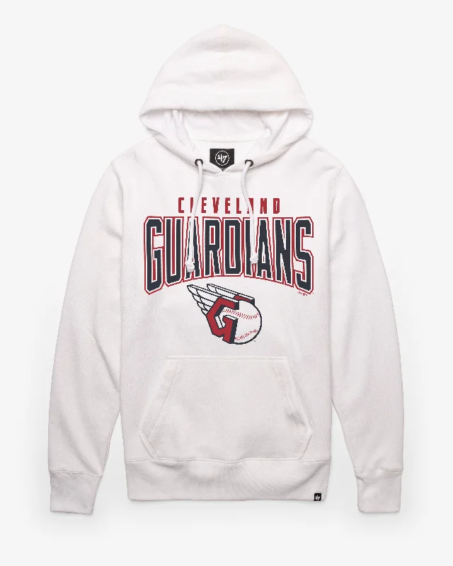 Men’s navy hoodie-CLEVELAND GUARDIANS TEAM ELEMENTS ARCH '47 HEADLINE HOOD