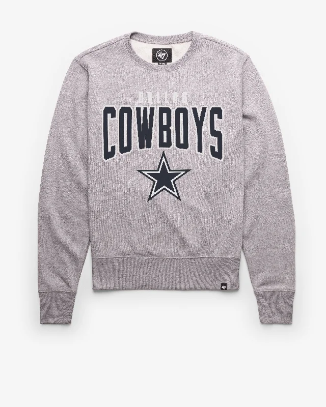 Men’s slim zip hoodie-DALLAS COWBOYS TEAM ELEMENTS ARCH '47 HEADLINE CREW