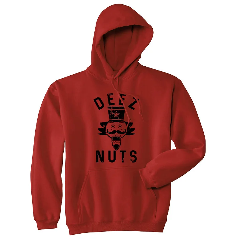 Hoodie for chilly days men-Deez Nuts Hoodie