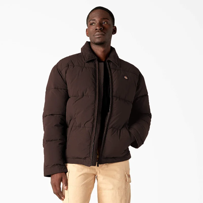 Men's explorer jackets-Dickies Overbrook Puffer Jacket