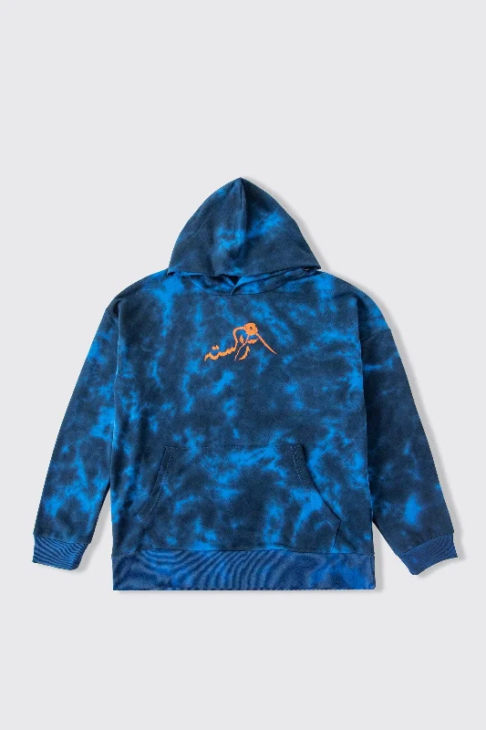 Men’s bold weekend hoodie-DIGINK COLLAB TYE DYE HOODIE