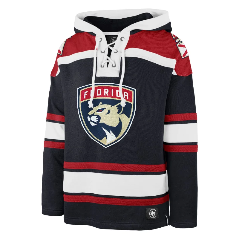 Hoodie for active fun men-FLORIDA PANTHERS SUPERIOR '47 LACER HOOD