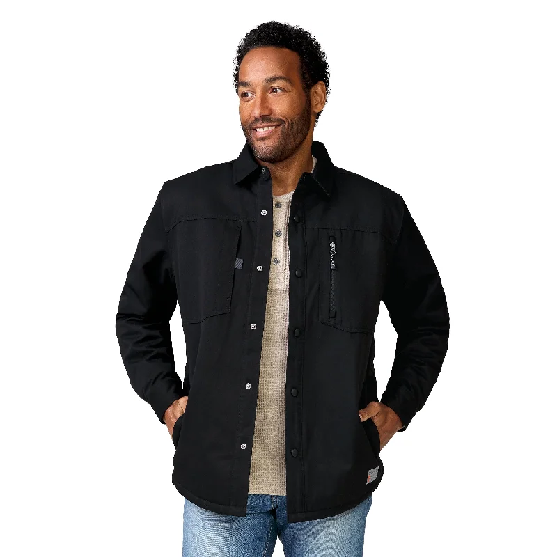 Men's stylish quilted jackets-Free Country Men's Brawny Canvas Function Work Shirt