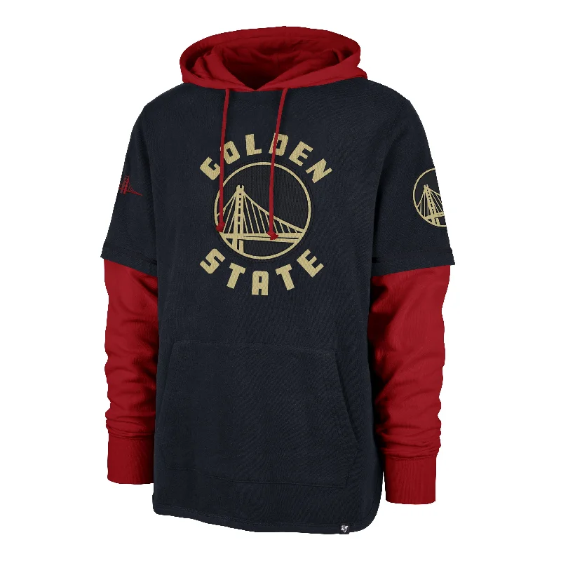 Lightweight men’s hoodie-GOLDEN STATE WARRIORS CITY EDITION TRIFECTA '47 SHORTSTOP HOOD