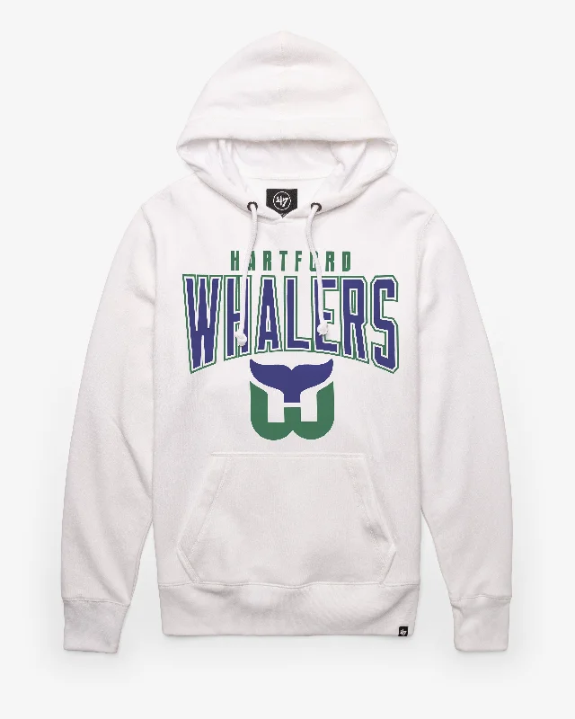 Hoodie for weekend trips men-HARTFORD WHALERS VINTAGE TEAM ELEMENTS ARCH '47 HEADLINE HOOD