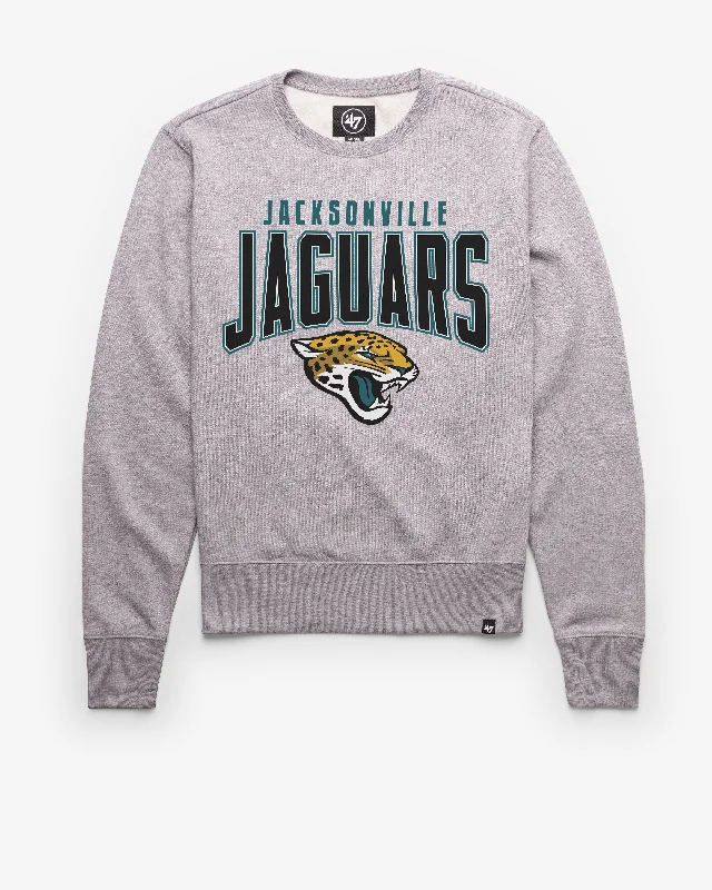 Men’s classic pullover hoodie-JACKSONVILLE JAGUARS TEAM ELEMENTS ARCH '47 HEADLINE CREW