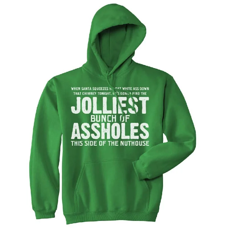 Warm men’s hoodie-Jolliest Bunch Of Assholes Hoodie