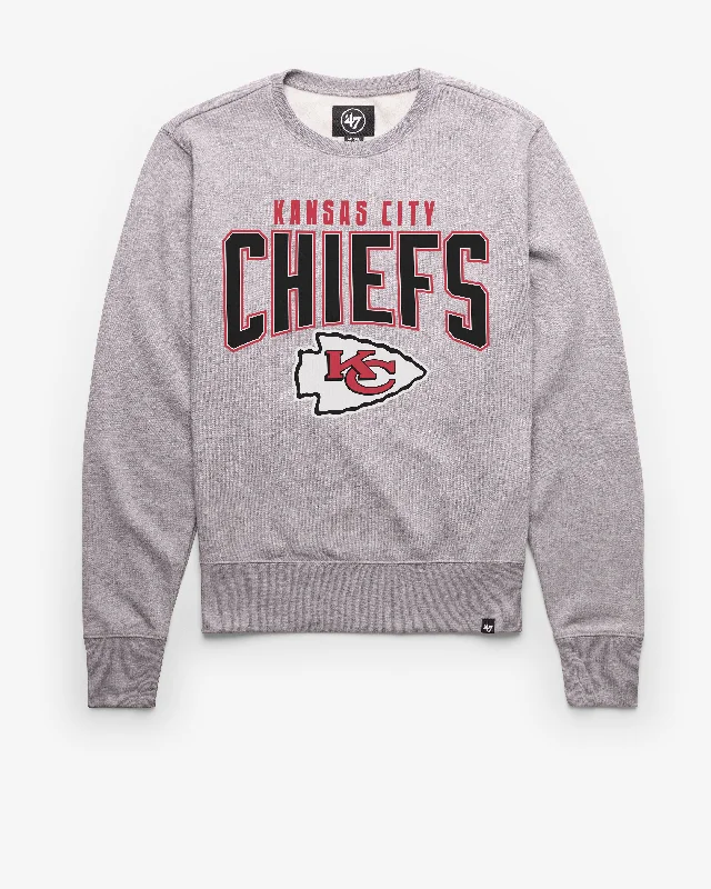 Hoodie for morning runs men-KANSAS CITY CHIEFS TEAM ELEMENTS ARCH '47 HEADLINE CREW