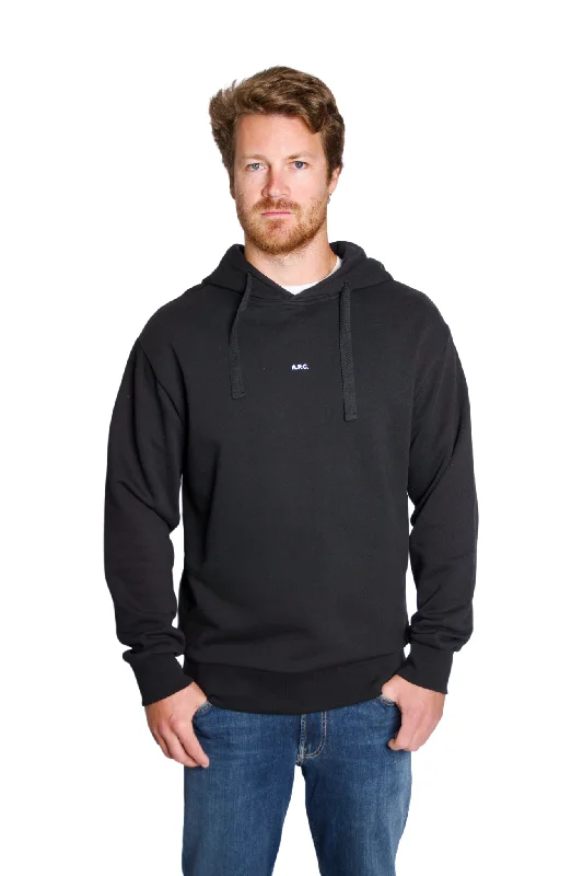 Warm men’s hoodie-Larry Hoodie in Black