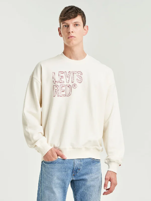 Hoodie with unique stitching men-Men's Graphic Crewneck Sweatshirt