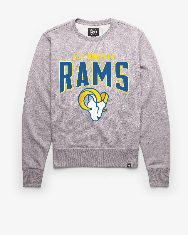 Hoodie with oversized sleeves men-LOS ANGELES RAMS TEAM ELEMENTS ARCH '47 HEADLINE CREW