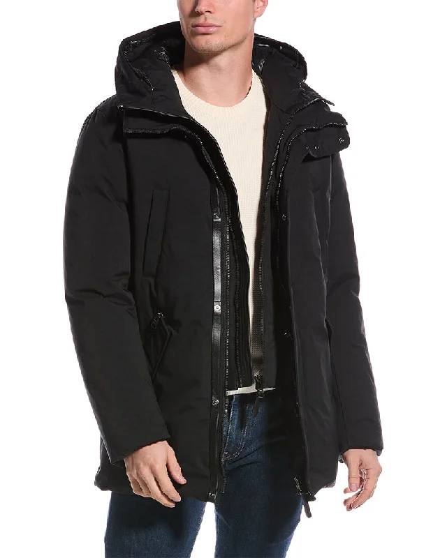 Men's insulated trench jackets-Mackage Edward Heavy Down Coat