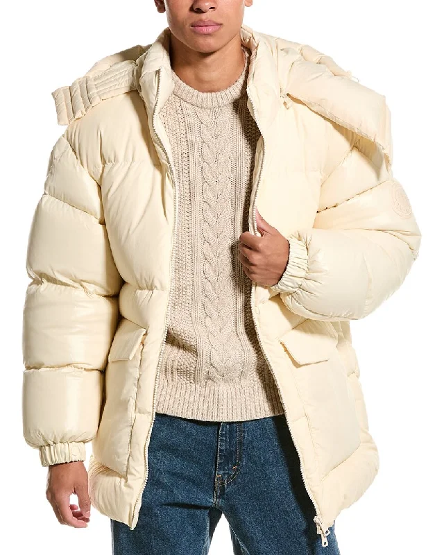 Men's drawstring jackets-Moncler Coat