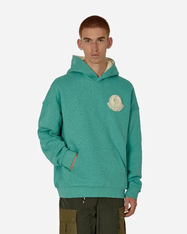 Hoodie with adjustable hood men-Pharrell Williams Reversible Hooded Sweatshirt Green