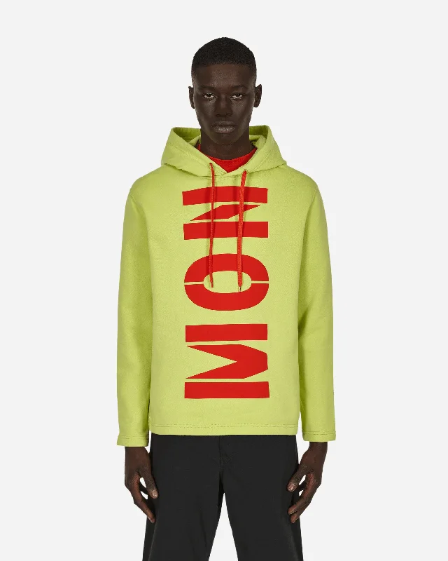 Hoodie for sports men-5 Moncler Craig Green Printed Hooded Sweatshirt Yellow