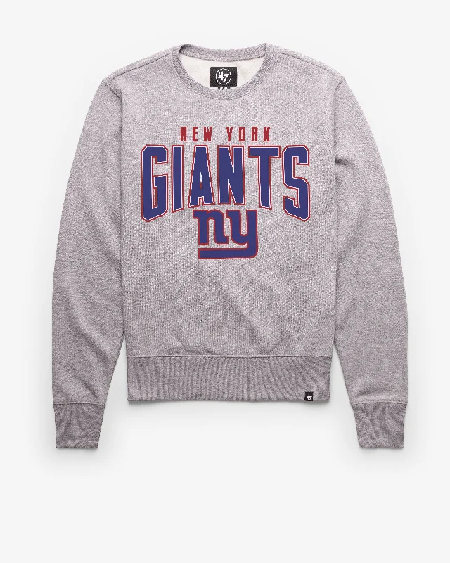 Men’s cozy camo hoodie-NEW YORK GIANTS TEAM ELEMENTS ARCH '47 HEADLINE CREW