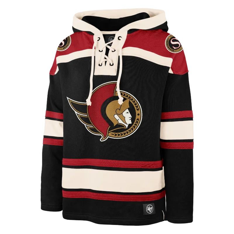 Men’s comfy weekend hoodie-OTTAWA SENATORS SUPERIOR '47 LACER HOOD