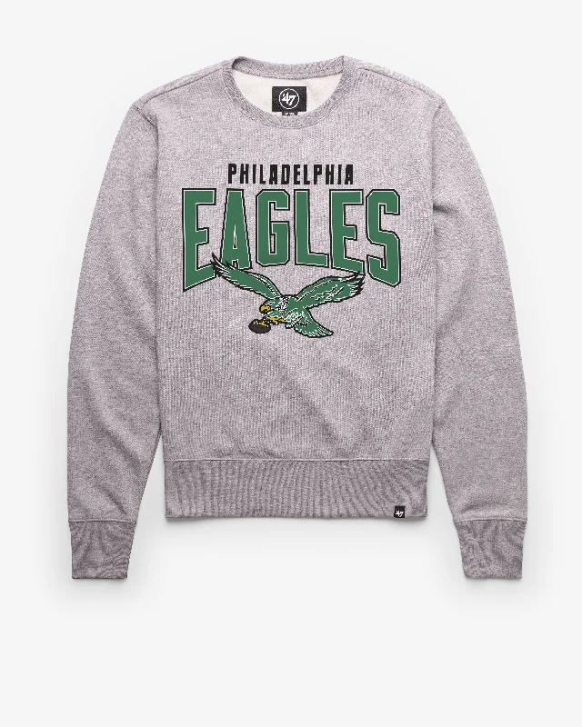 Hoodie for street fashion men-PHILADELPHIA EAGLES HISTORIC TEAM ELEMENTS ARCH '47 HEADLINE CREW