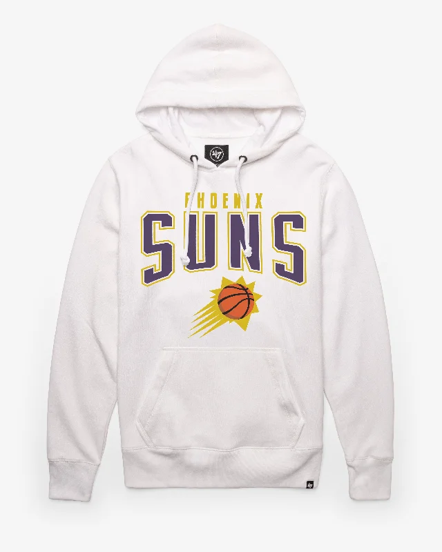 Men’s trendy urban hoodie-PHOENIX SUNS TEAM ELEMENTS ARCH '47 HEADLINE HOOD